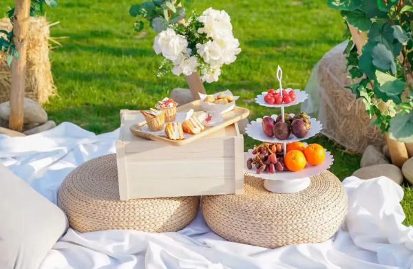 青山湖四大草坪野餐攻略,春日露营享受慢生活乐趣 野餐甜品