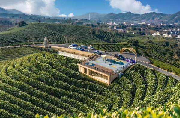 安吉村咖届"顶流"日销8818杯 瀑布咖啡田园风情引爆打卡热潮 一片叶子茶饮